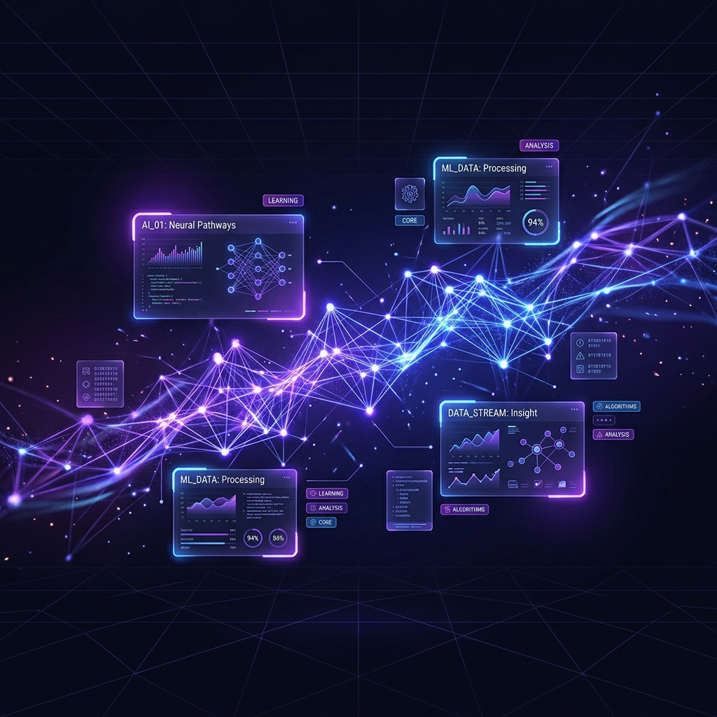 AI-powered digital transformation visual